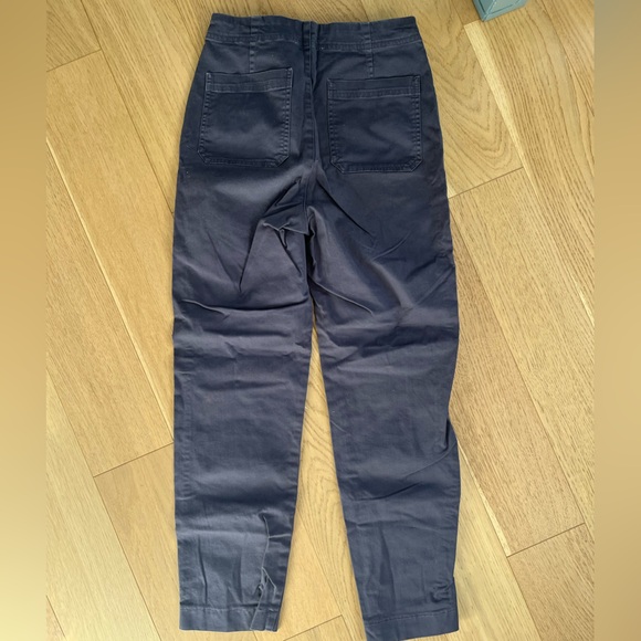 Size 0 Babaton Charcoal Button Up High Waisted Crop Pant - Picture 4 of 7